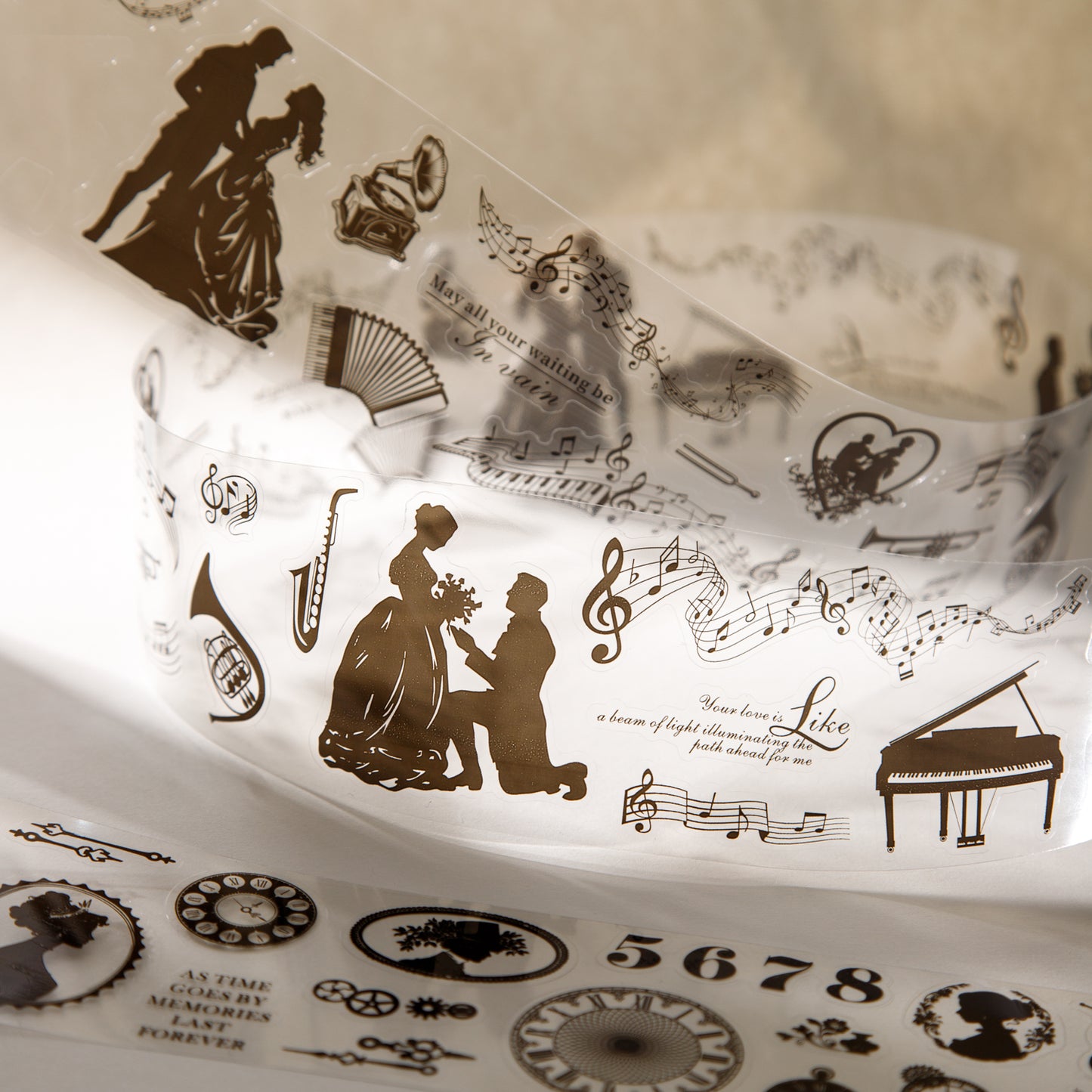 [2603-053] Vintage European Die Cut Tape 6 Styles