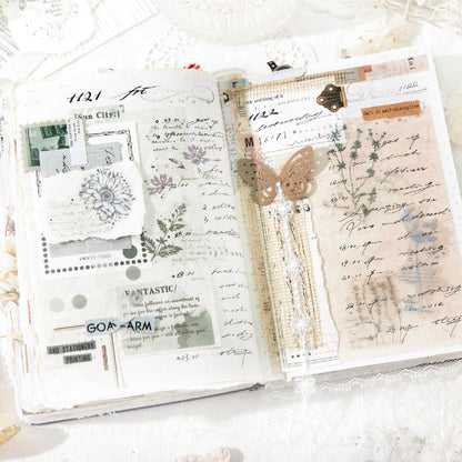 [2601-190] Vintage Herbarium PET Stickers