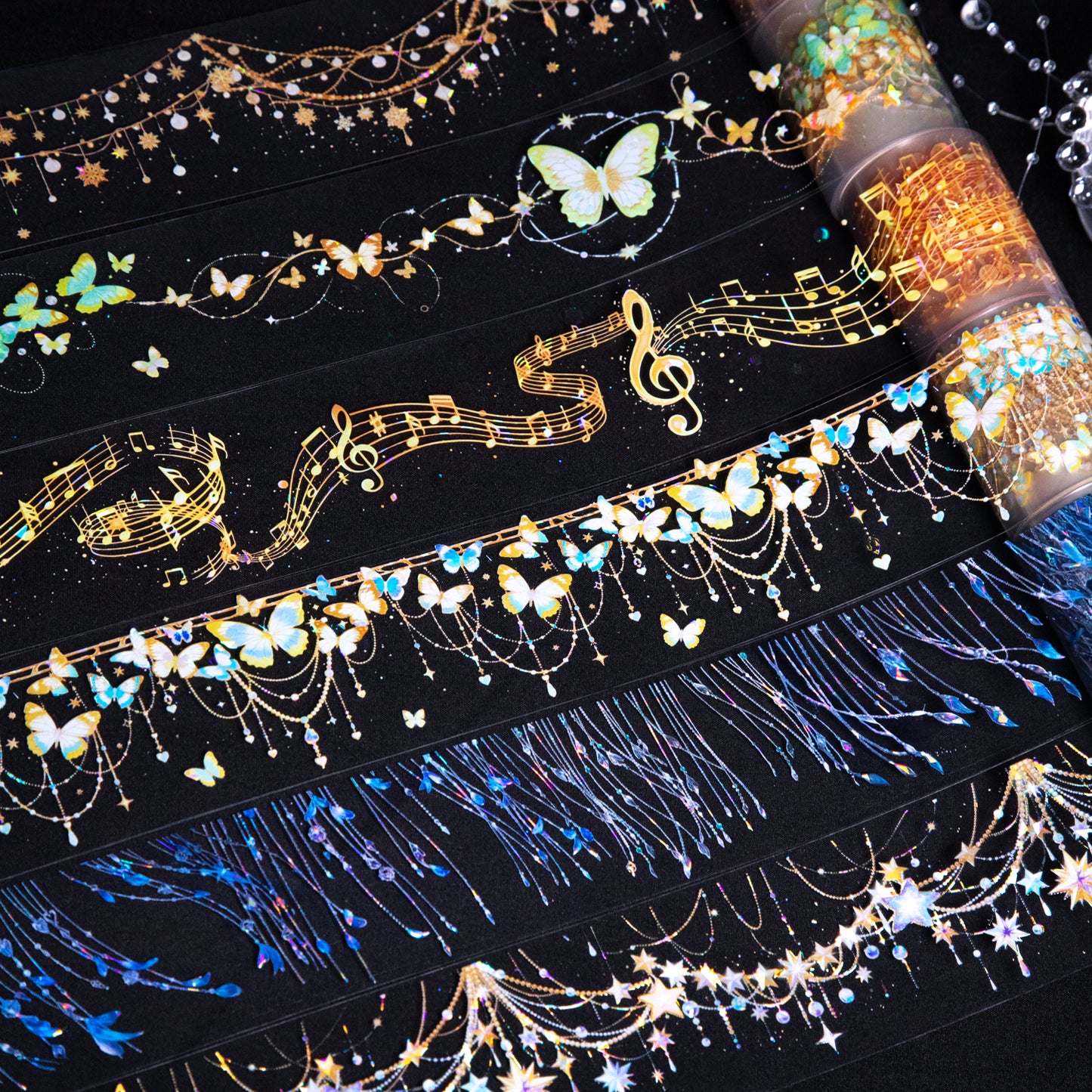 [2602-010] Celestial Star PET Tape 6 Styles