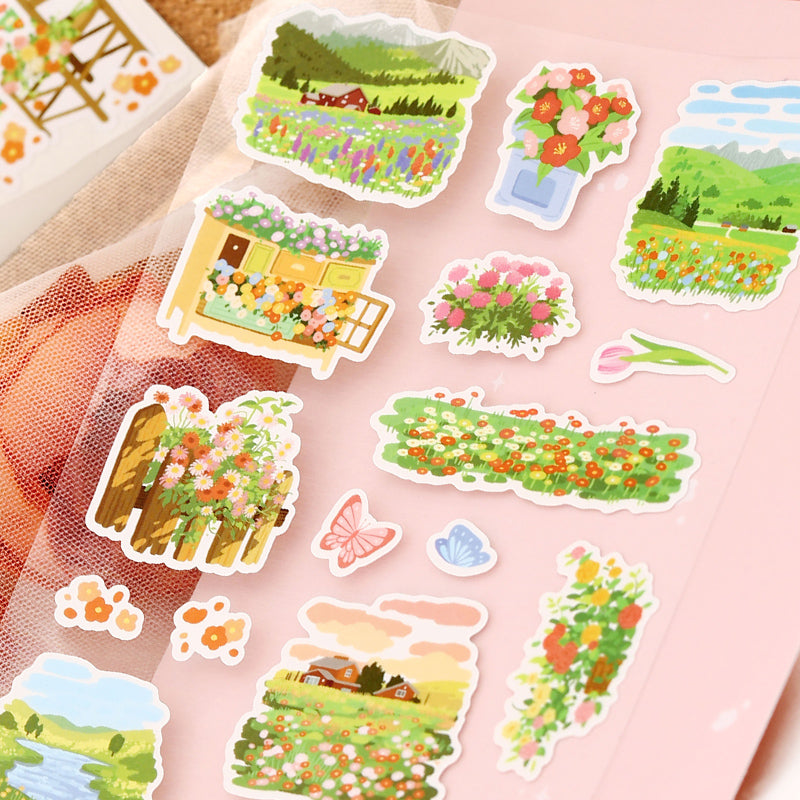 [2601-167] Only Flowers Know – Garden Stickers (4 Designs)