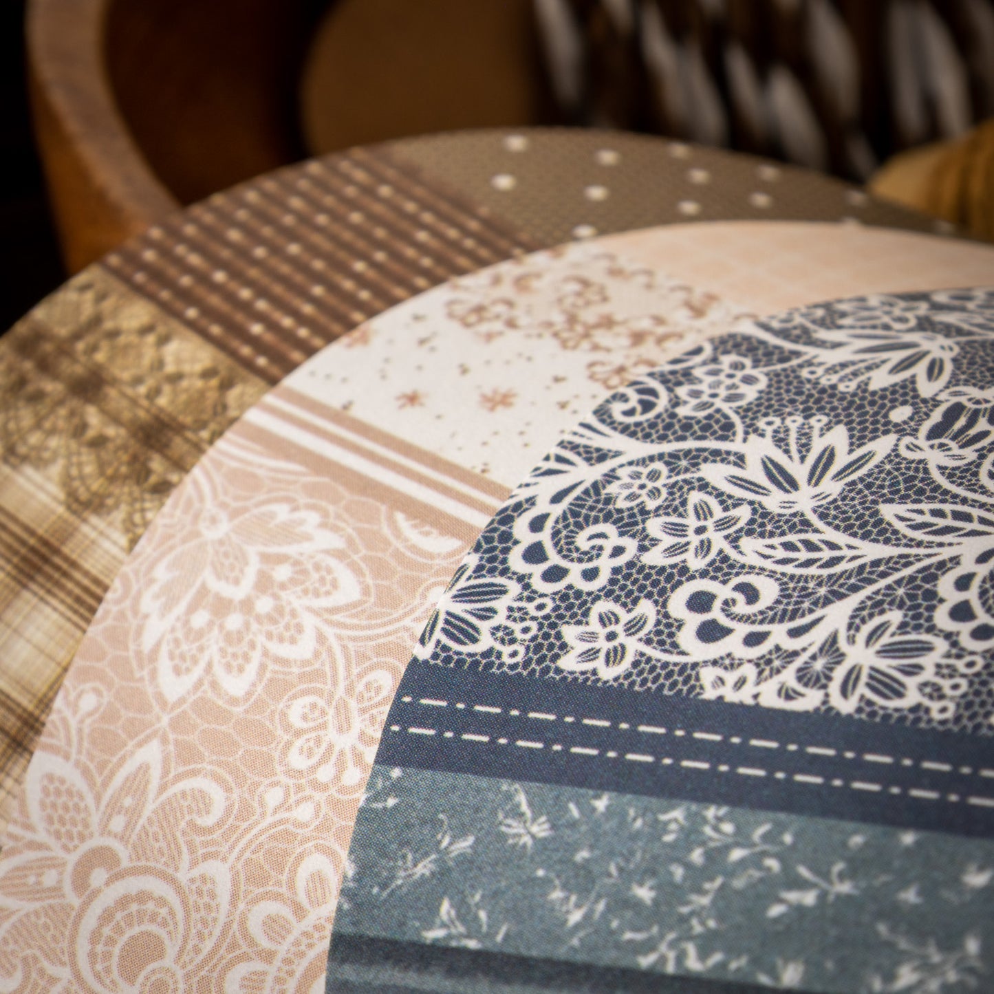 [2601-171] Floral Patchwork – Vintage Lace Collage Paper Pad (6 Designs)