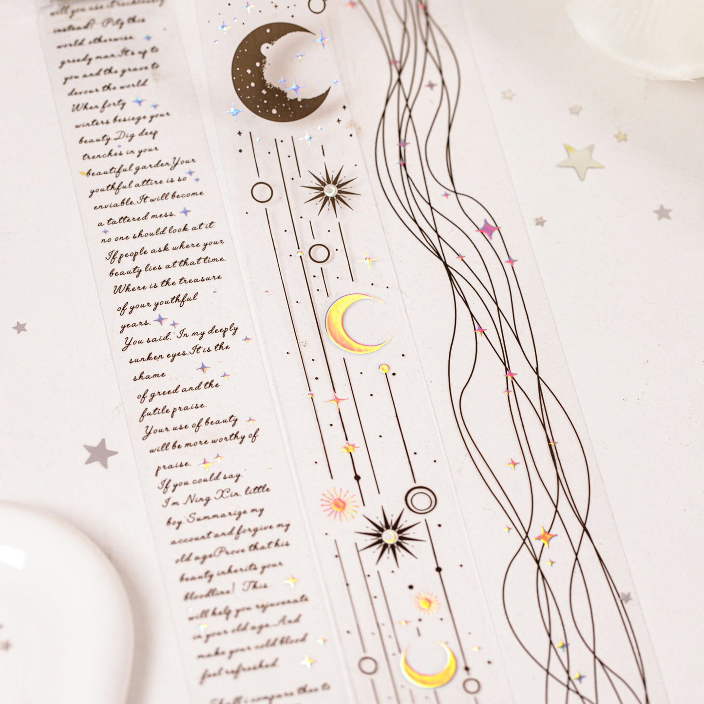 [2601-161] Starry Poet – Cosmic PET Tape Set (6 Designs)