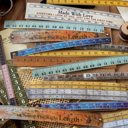 [2601-215] Vintage Time Label Sticker Strips