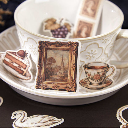 [2602-027] Vintage Character Collage Stickers
