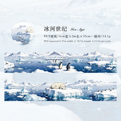 [2602-024] Snowland Winter PET Stickers 6 Styles