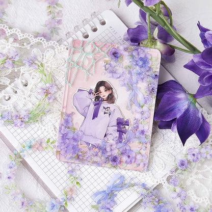 [2603-003] Floral PET Collage Stickers 6 Styles