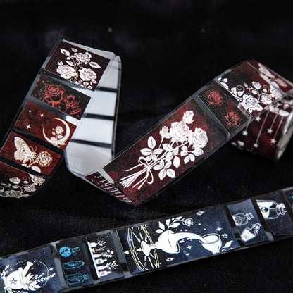 [2602-008] Gothic Dark Collage Tape 6 Styles