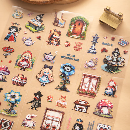 [2603-139] Pixel Fairy Tale PET Sticker Book 4 Styles