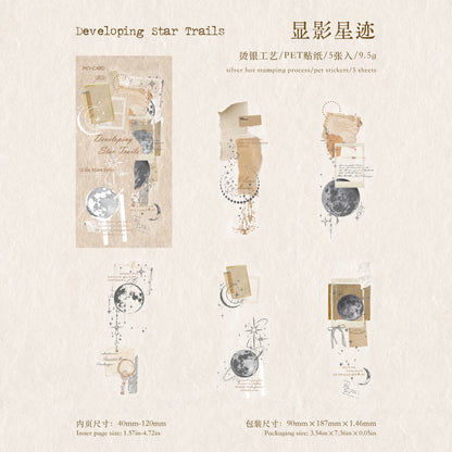 [2602-029] Moon PET Decorative Stickers