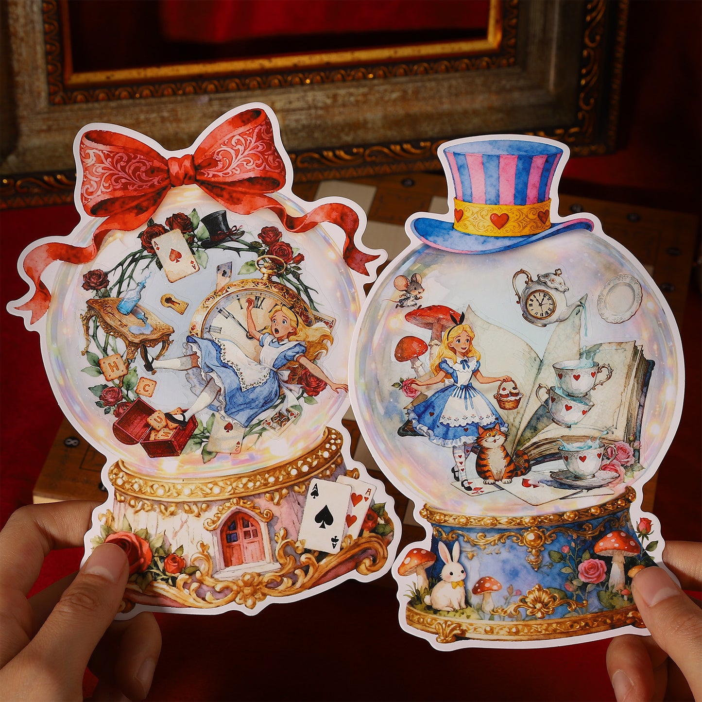 [2603-031] Fantasy Crystal Ball Scene Stickers 4 Styles