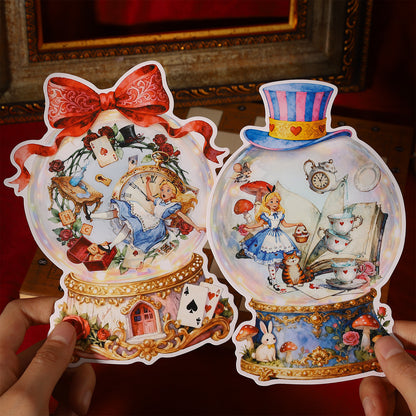 [2603-031] Fantasy Crystal Ball Scene Stickers 4 Styles