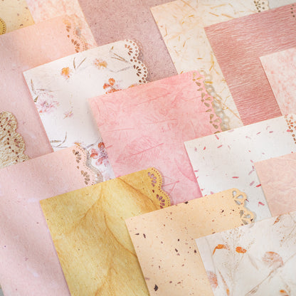 [2601-218] Misty Isles Journey Series M5 Vintage Lace Journal Paper Set 20 Sheets