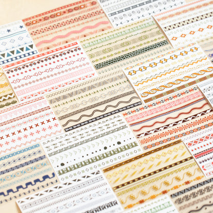 [2603-001] Themed Mixed Material Sticker Book 4 Styles