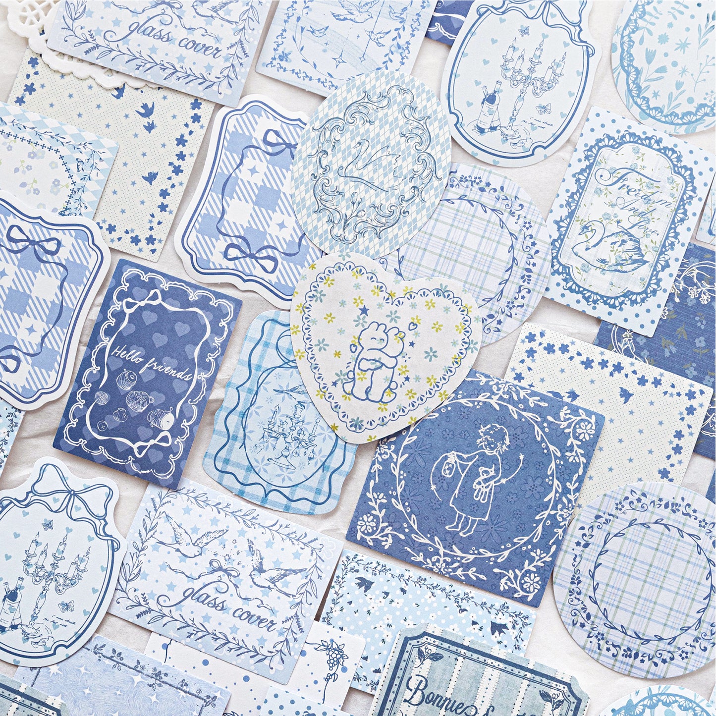 [2601-198] Candy Poetry Vintage Frame Notes