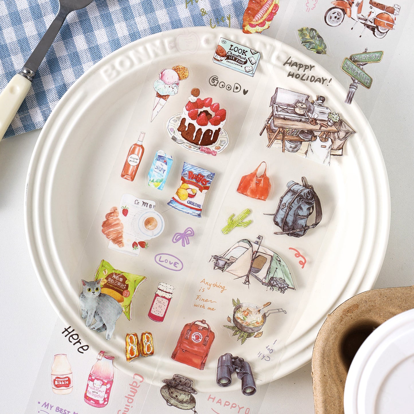 [2603-012] PET Die Cut Tape Set 4 Rolls