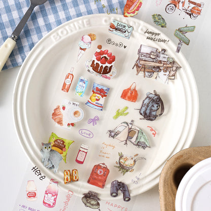 [2603-012] PET Die Cut Tape Set 4 Rolls