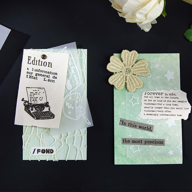 [2603-085] Soft Pastel Journal Background Paper 6 Styles
