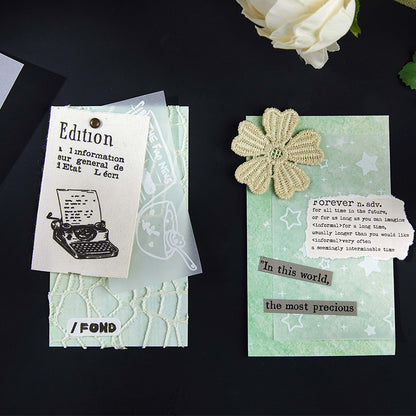 [2603-085] Soft Pastel Journal Background Paper 6 Styles