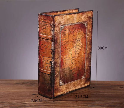 6154 Vintage Nautical Floor Book Box Storage