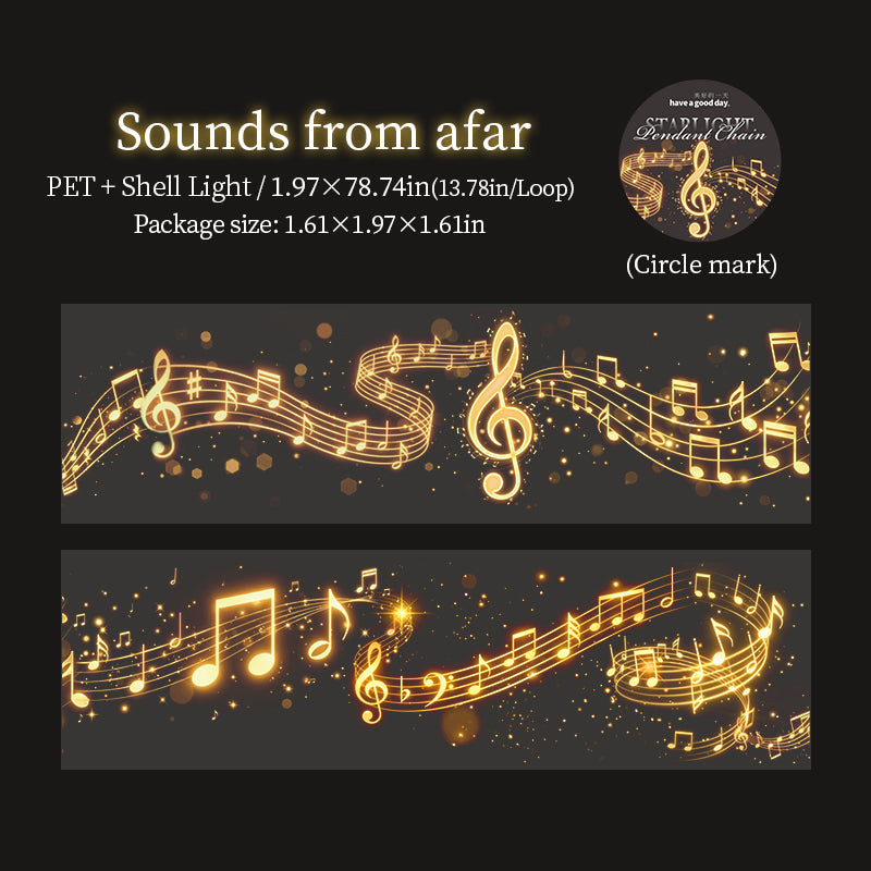 [2602-010] Celestial Star PET Tape 6 Styles