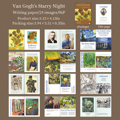 [2601-143] Vintage Art Mini Books – Classic Masterpiece Collage Series (6 Designs)