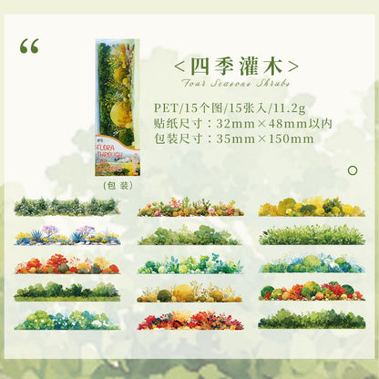 [2603-110] Nature Landscape PET Sticker Pack 6 Styles