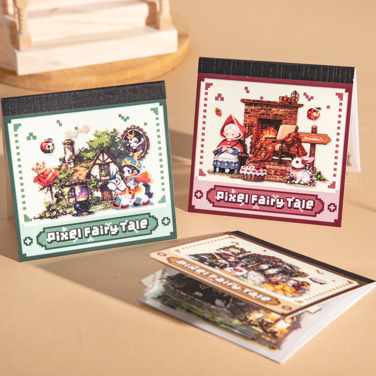 [2603-139] Pixel Fairy Tale PET Sticker Book 4 Styles