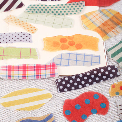 [2601-208] Colorful Washi Tape Sticker Set 20 Pieces
