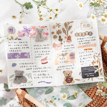 [2603-109] Pastel Texture Journal Collage Paper 8 Styles