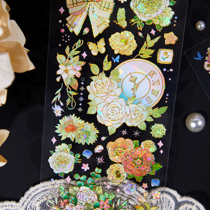 [2601-221] Shell Glow Series Foil PET Journal Sticker Set 6 Styles