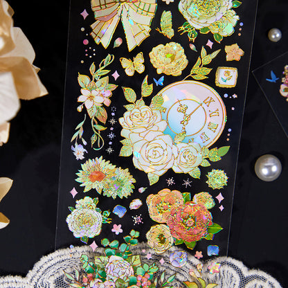 [2601-221] Shell Glow Series Foil PET Journal Sticker Set 6 Styles