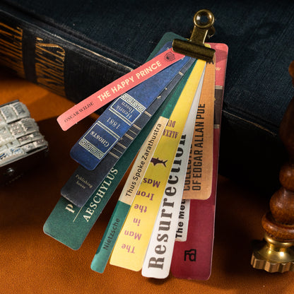 [2603-142] Vintage Book Page Journal Stickers 4 Styles
