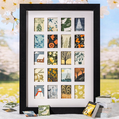 [2601-236] Four Seasons Roaming Series Journal Decorative Stickers 4 Styles