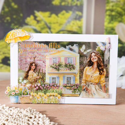[2601-211] Spring Garden Journal Sticker Book
