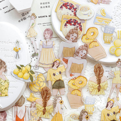 [2601-188] Candy Poetry Girl Journey PET Stickers