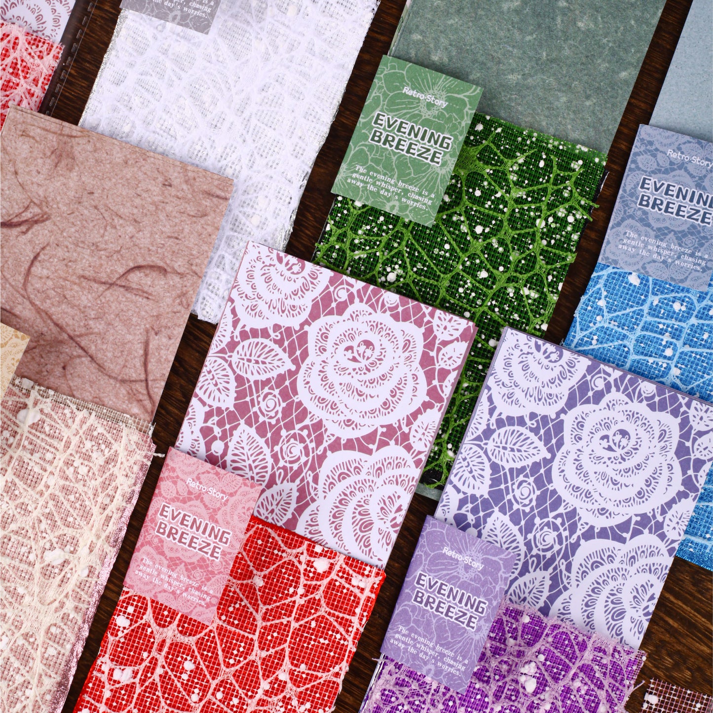 [2601-195] Evening Breeze Mixed Material Stickers