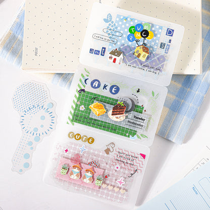 [2603-119] Minimal Girl PET Sticker Pack 6 Styles