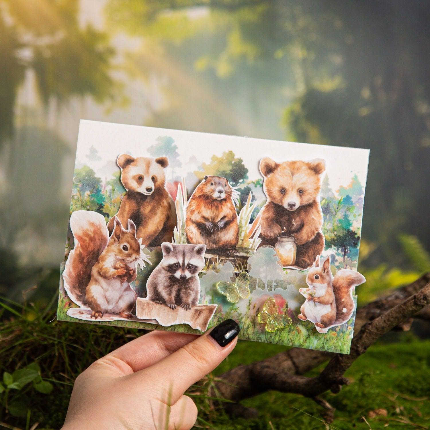 1180 Good Day Sticker Pack Animal Collector Series - Memo Journals