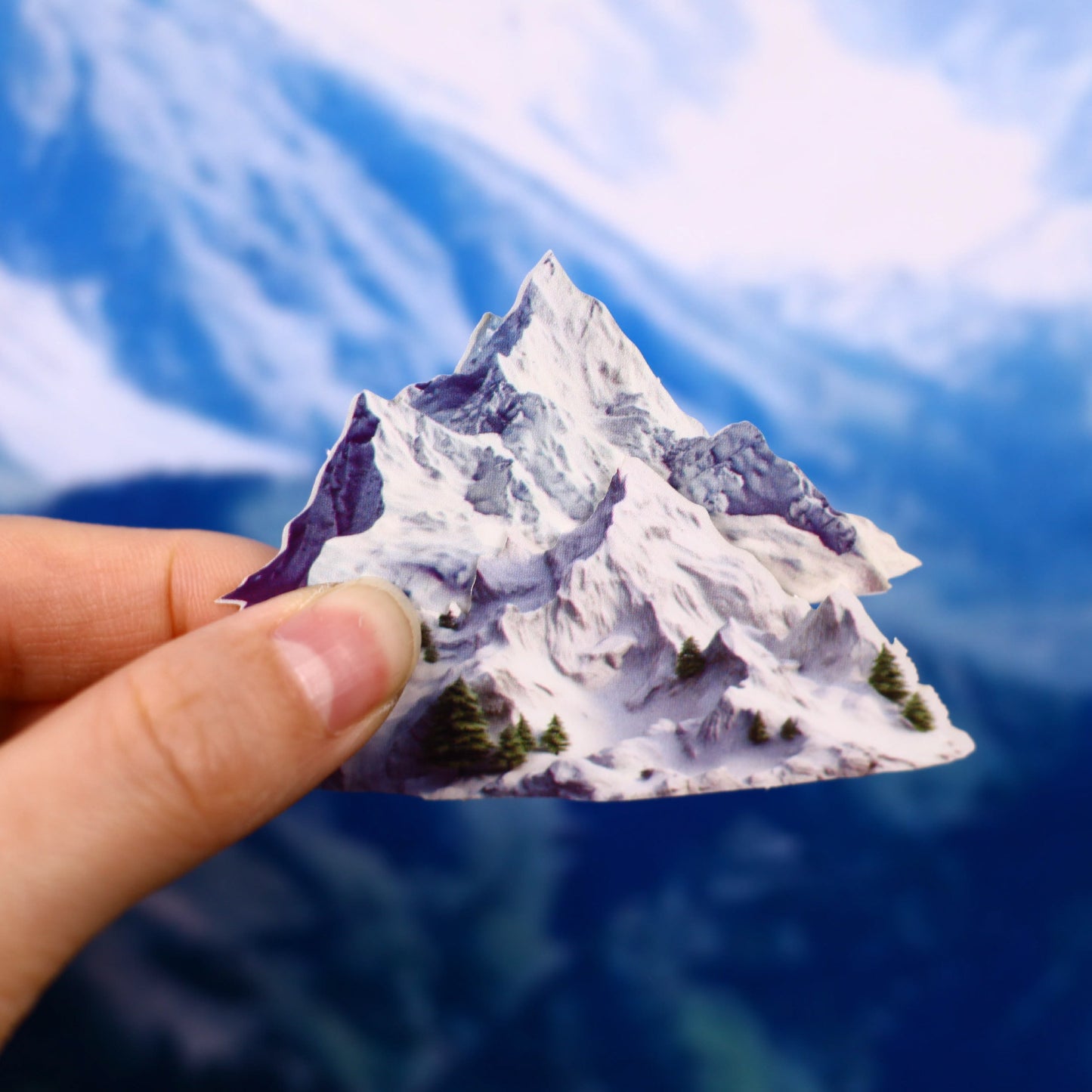 [2601-212] Vintage Mountain Landscape Sticker Pack