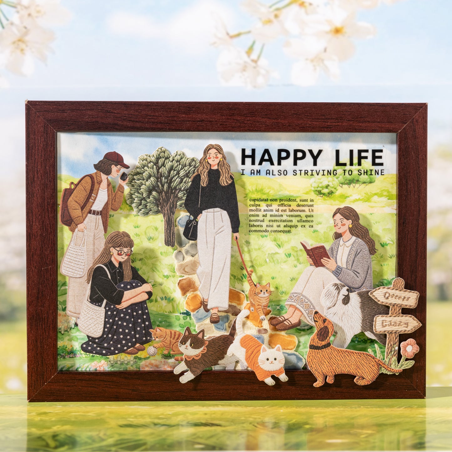 [2603-029] Character Die Cut Stickers No White Border 6 Styles