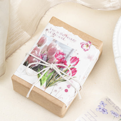 [2601-234] Leisure Time Series Botanical PET Washi Tape Journal Decoration 6 Styles