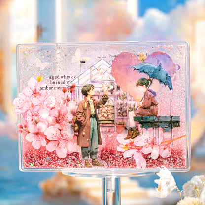 [2603-089] Fantasy Outdoor Figure PET Stickers 4 Styles