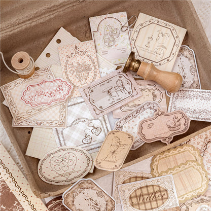 [2601-198] Candy Poetry Vintage Frame Notes