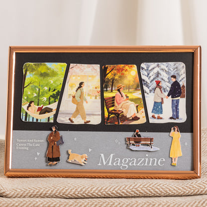 [2603-071] Vacation Theme PET Die Cut Tape 6 Styles