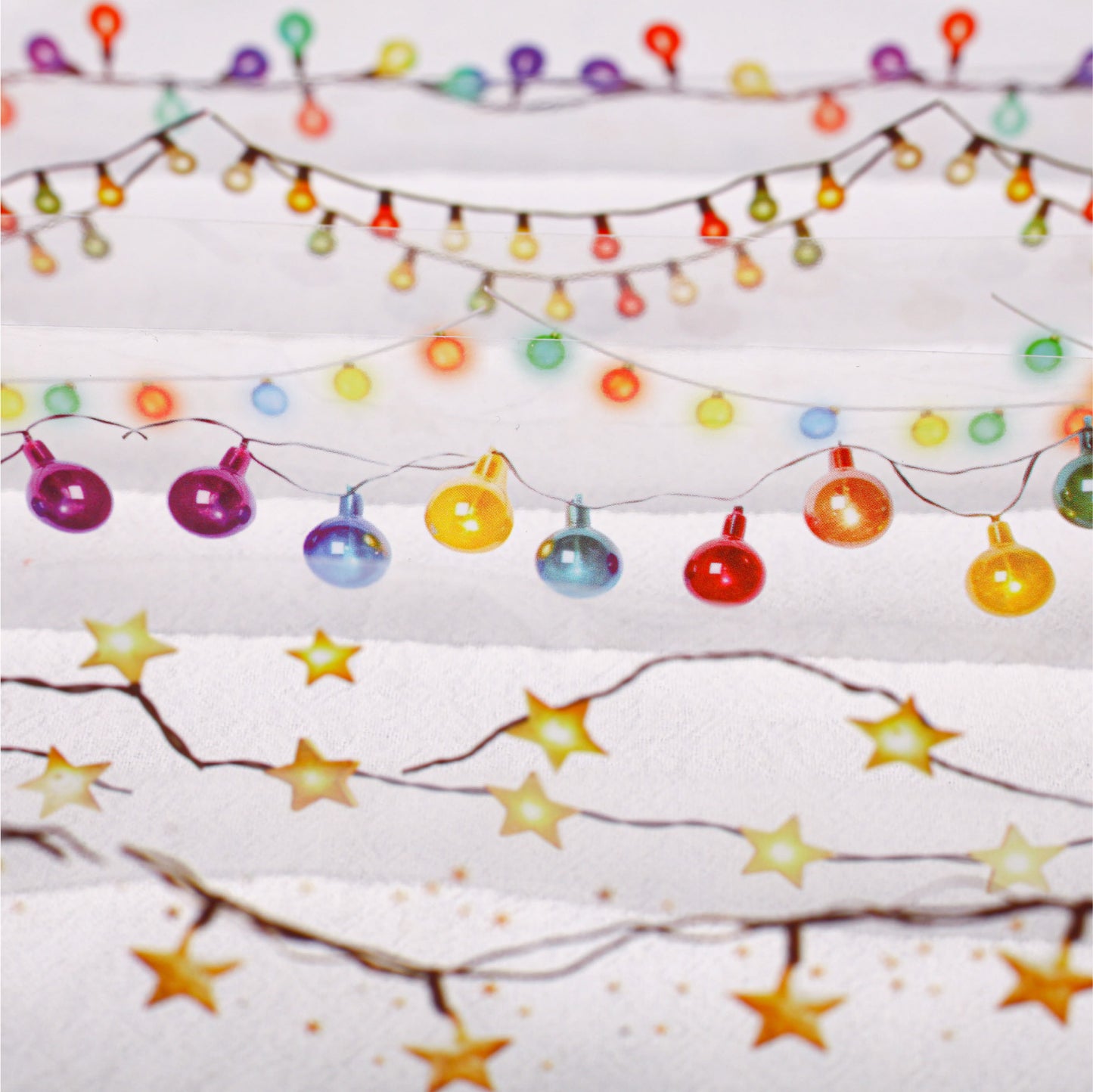 [2603-096] Fairy Light Party Decorative Tape 6 Styles