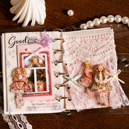[2603-138] Vintage Girl PET Sticker Pack 4 Styles