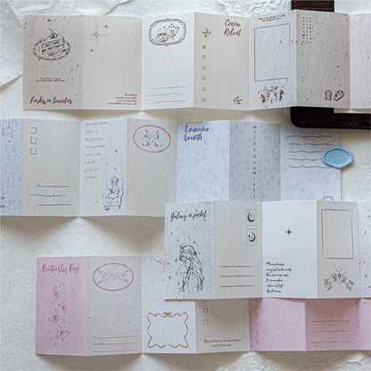 [2602-021] Dream Imprint Vintage Paper Stickers 4 Styles