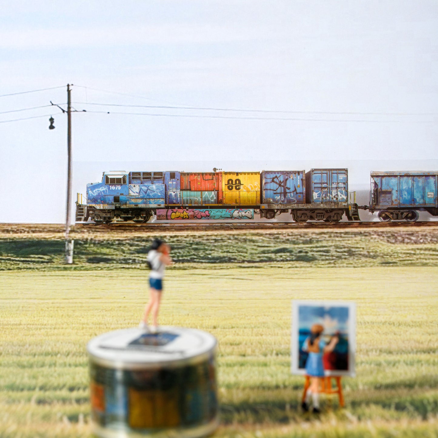 [2603-021] Train Travel Scene Tape 4 Styles