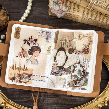 [2603-025] Garden Floral PET Frame Stickers 6 Styles