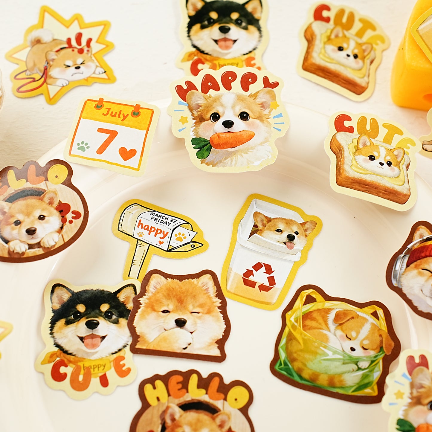 [2603-066] Cute Animal Party Stickers 6 Styles